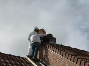 intervention sur le toit